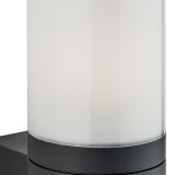 Firstlight Beta Modern Style Lantern in Graphite and Opal 2