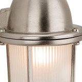 Firstlight Nautic Classic Marine Style Lantern in Solid Brass with Nickel Plating and Frosted 2