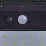 Zink MARLEY 4W LED Solar Security Light with PIR Sensor Black 2