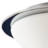 Spa OPIE 12W LED Flush Ceiling Light Cool White Chrome 2