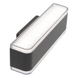 Firstlight LED Up and Down Light 11.5W Capri Cool White Graphite Compact 1
