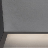 Firstlight LED Remo 100mm Outdoor Wall Wall and Step Light Resin Warm White 3000K in Graphite 2