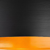 Firstlight Moon 400mm Pendant Light in Matte Black and Gold 2