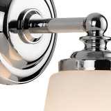 Firstlight Ocean Wall Wall Light Opal in Chrome 2