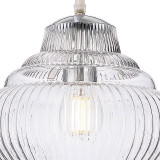 Firstlight Brunswick Pendant Light Clear in Chrome 2