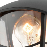 Zink PERDITA Outdoor Half Lantern Black 2