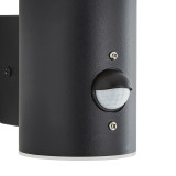 Zink POLLUX 4W LED Outdoor Wall Light with PIR Black Image 2