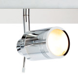 Spa Scorpius 4 Light Flush Light Bar Spotlight Chrome Image 2