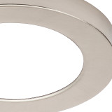 Spa 139mm Tauri LED Flush Ceiling Light Ring Satin Nickel Image 2