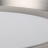Spa 290mm Tauri LED Flush Ceiling Light Ring Satin Nickel Image 2
