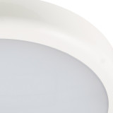 Electralite Hale LED Emergency & Sensor Bulkhead 14W Cool White Opal and White 2