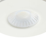 Spa Rhom LED Fire Rated Downlight 8W Dimmable IP65 Tri-Colour CCT Matt White Image 5