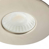 Spa Rhom LED Fire Rated Downlight 8W Dimmable IP65 Tri-Colour CCT Satin Nickel Image 2