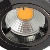 Electralite Yate Fire Rated Downlight IP20 Black Chrome 2