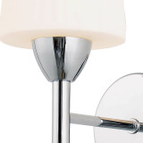 Spa Aquarius Wall Light with Pull Switch Opal Glass and Chrome 2
