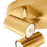 Inlight Harvey 3-Light Ceiling Spotlight Satin Brass Image 3