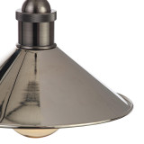 Inlight Rigel 236mm Diner Lamp Shade Polished Nickel Image 6