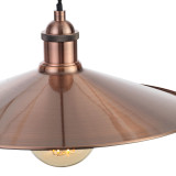 Inlight Rigel 360mm Diner Lamp Shade Antique Copper Image 3