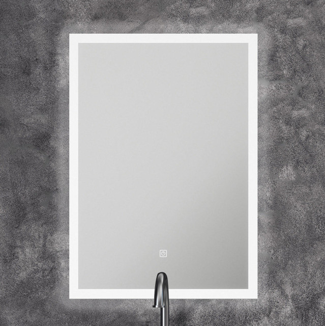 NxtGen Ohio LED 500x700mm Illuminated Bathroom Mirror with Shaver Socket and Demist Pad Main Image