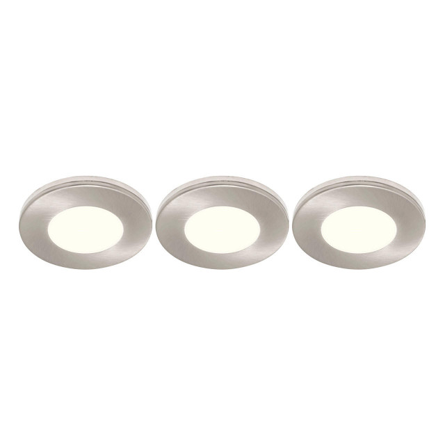 NxtGen Alabama Slim LED Under Cabinet Light 2W (3 Pack) Warm White Brushed Nickel Main Image