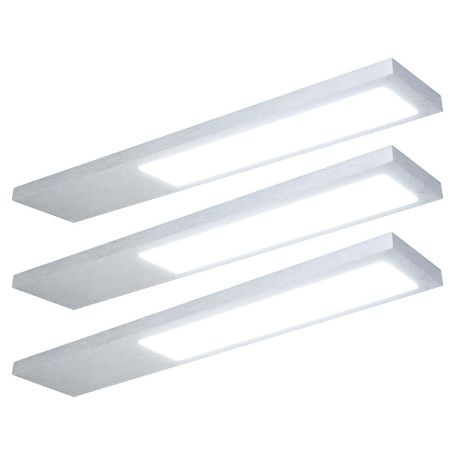 NxtGen Alabama Aluminium LED Under Cabinet Light 4W (3 Pack) Daylight Main Image