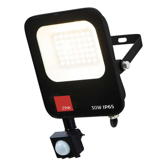 Zink CLARA LED Floodlight 30W Cool White Black Main Image