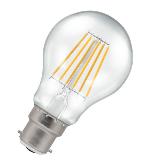 Crompton Lamps LED GLS 7.5W B22 Dimmable Filament Warm White Clear (60W Eqv) Main Image