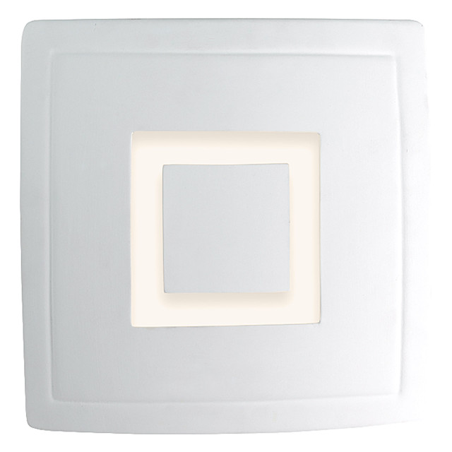 Firstlight Ceramic Modern Style Wall Light in Unglazed and Acid Glass 1