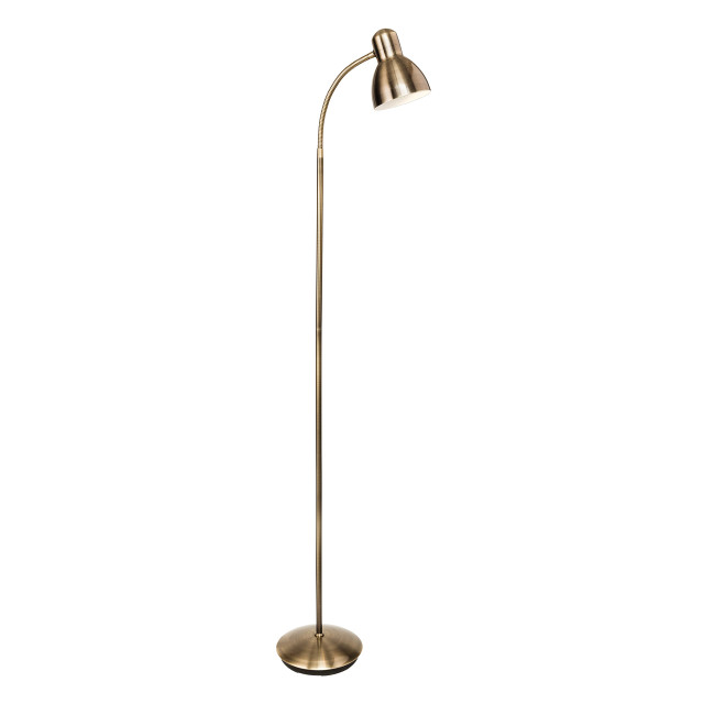 Firstlight Morgan Classic Style Floor Lamp with On/Off Switch Antique Brass 1