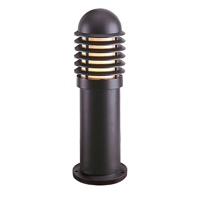Firstlight Bollard Traditional Style 450mm Post Light in Black and Opal 1