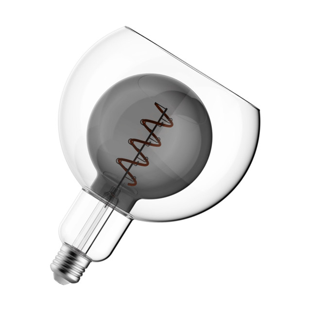 Crompton Lamps LED Globe 4.5W E27 Decorative Nucleus 125mm Extra Warm White Smoke Crompton Lamps LED Globe 4.5W E27 Decorative Nucleus 125mm Extra Warm White Smoke