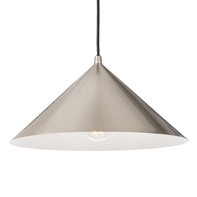 Firstlight Garcia Pendant Light in Brushed Steel