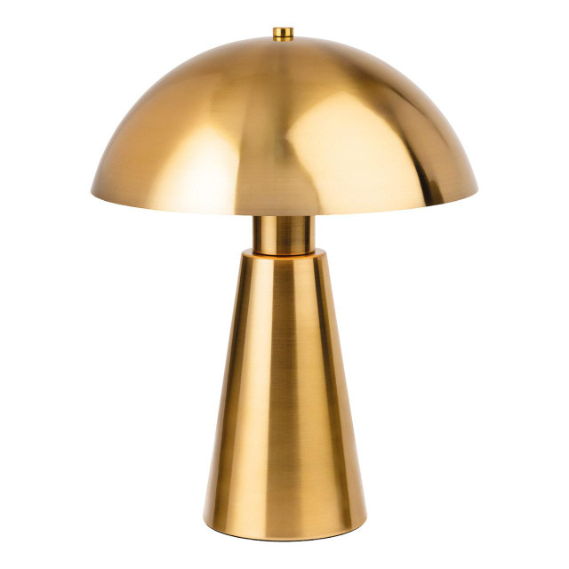 Firstlight Crown Table Lamp with On/Off Switch in Brushed Brass