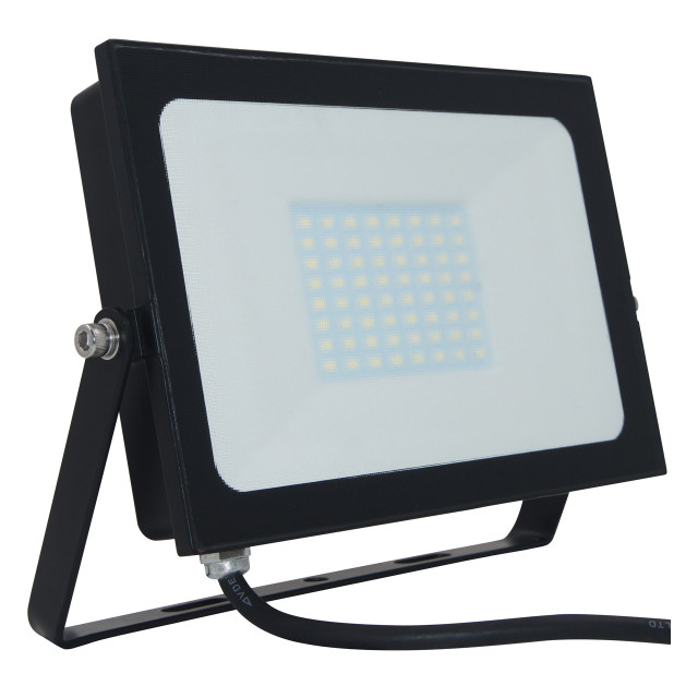 Phoebe LED Floodlight 50W Atlas-Mini Cool White Black IP65 Main Image