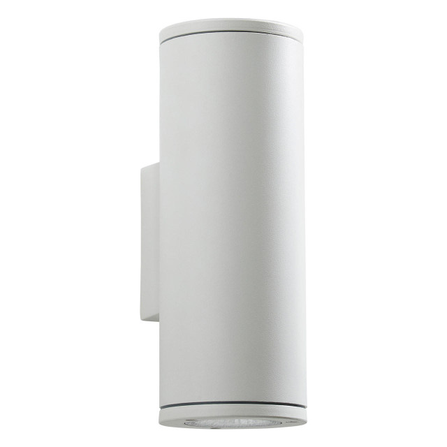 Zink MIZAR 20W LED Outdoor Up and Down Wall Light White Main Image
