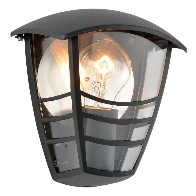 Zink PERDITA Outdoor Half Lantern Black Main Image