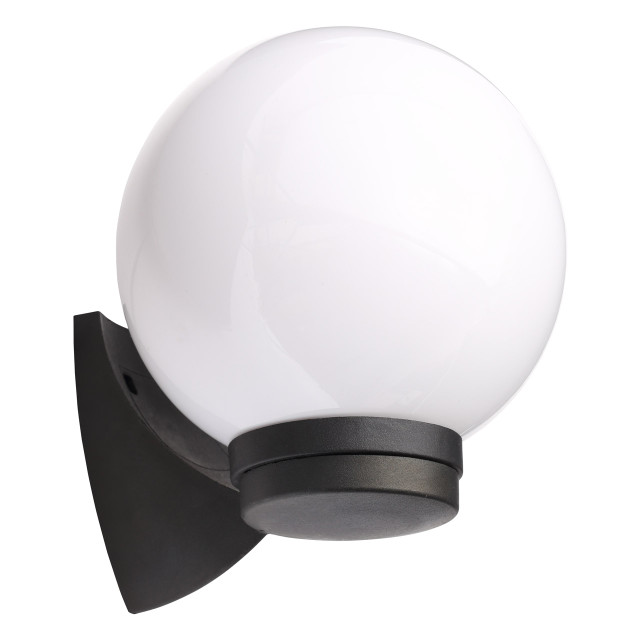 Coast York Globe Wall Lantern Black Main Image