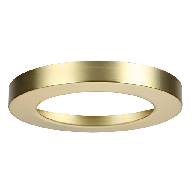 Spa 139mm Tauri LED Flush Ceiling Light Ring Satin Brass Main Image