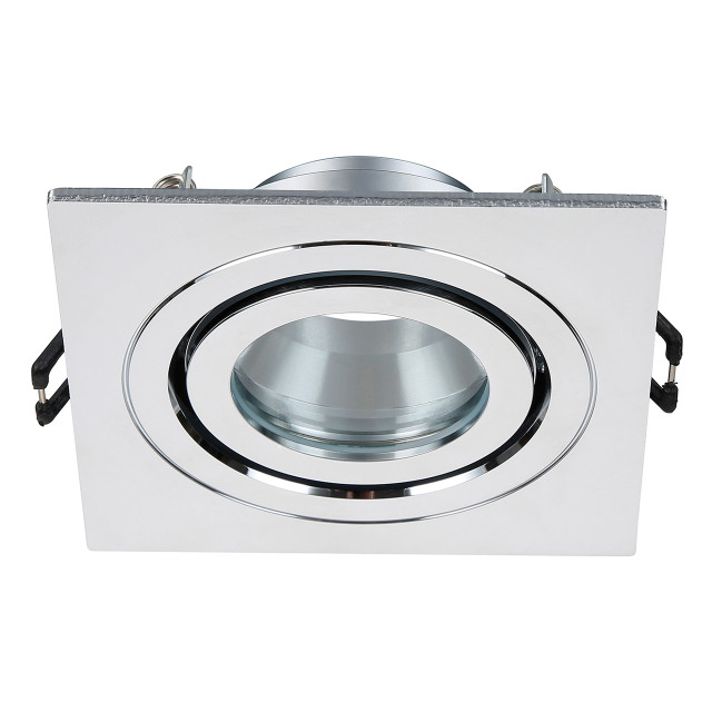 Spa Cali Square Tiltable Downlight Chrome Main Image