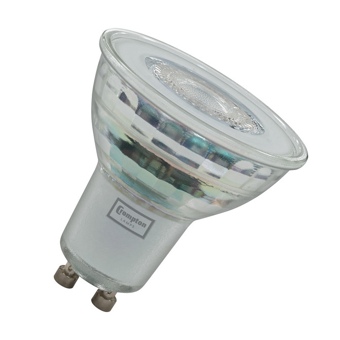 Crompton Lamps LED GU10 Spotlight 4W Dimmable Cool White 35° (50W Eqv) 1