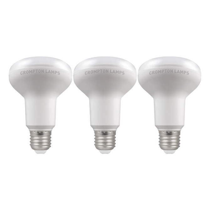 Crompton Lamps LED R80 Reflector 10W E27 (3 Pack) Warm White 120° Opal 1