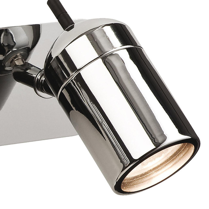 Firstlight Atlantic 2-Light Wall Spotlight with On/Off Pull Cord in Chrome 2