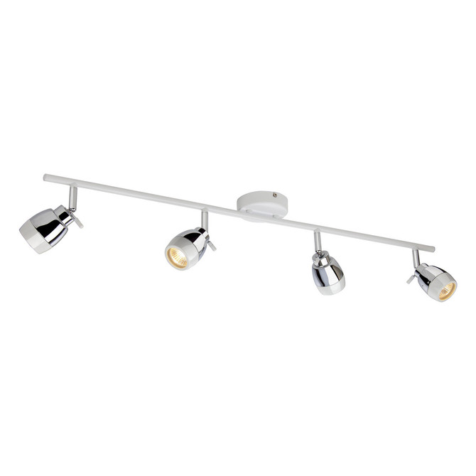 Firstlight Marine Modern Style 4-Light Light Bar Spotlight White and Chrome 1