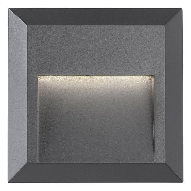 Firstlight Enzo Modern Style LED Wall and Step Light 1.5W Cool White Graphite 3