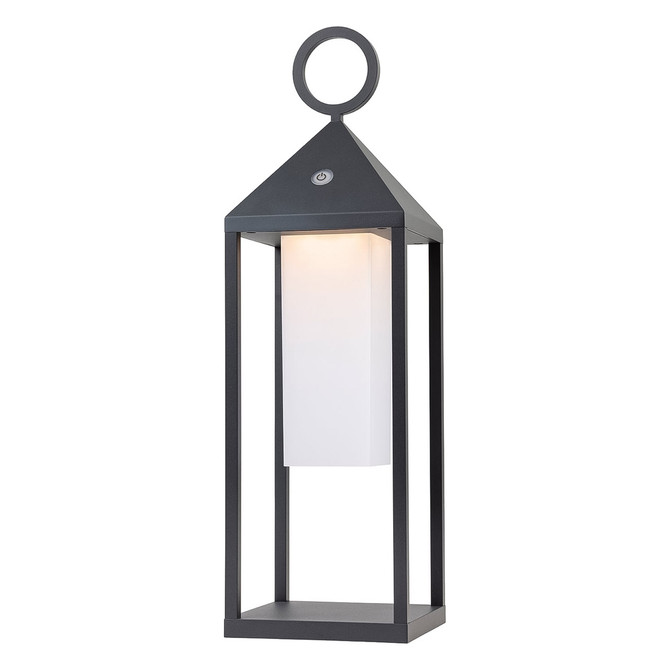 Firstlight Aruba Modern Style LED Lantern 2.2W Dimmable with Dimmer Control Graphite 3