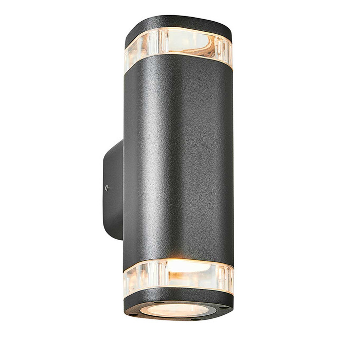 Zink EOS Outdoor Up and Down Wall Light Black 1