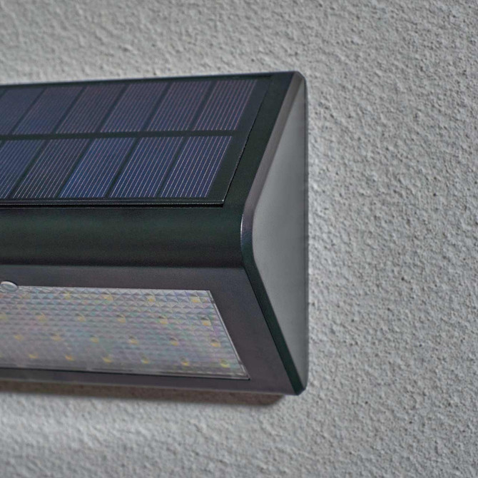 Zink DAWDON LED Solar Security Light with PIR Sensor Black 5