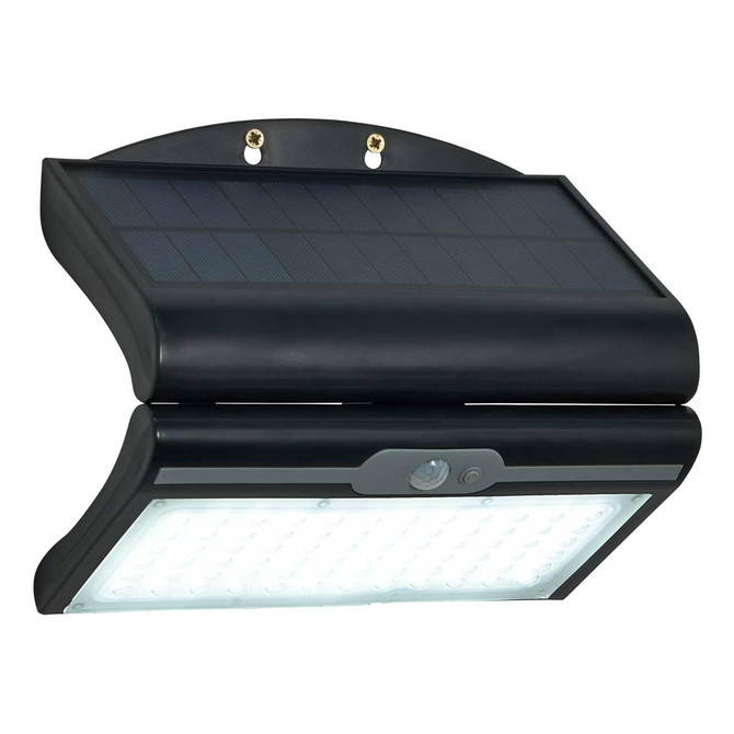 Zink BLACKHALL 4.5W LED Solar Wall Light with PIR Sensor Black 6