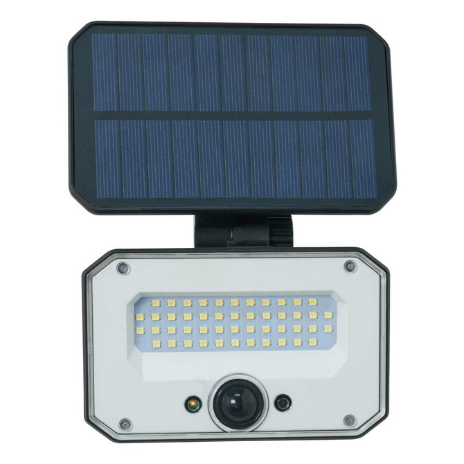 Zink BRADLEY LED Solar Floodlight with Ground Spike Black 9