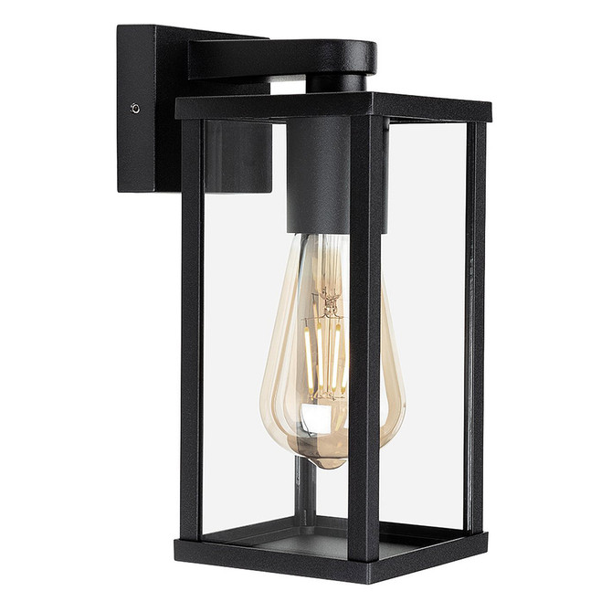 Firstlight Dakota Contemporary Style Down Lantern Black 1